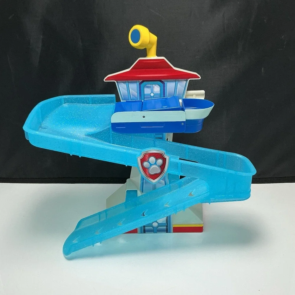 Paw Patrol Adventure Bay Bath Playset with Light-up Chase Vehicle For Bathtub